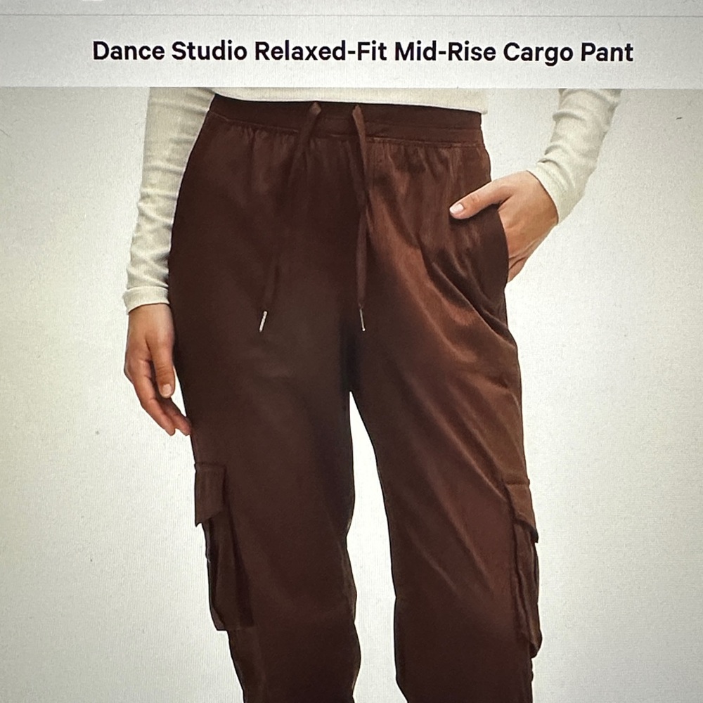 lululemon athletica Brown Cargo Dance Studio Pants